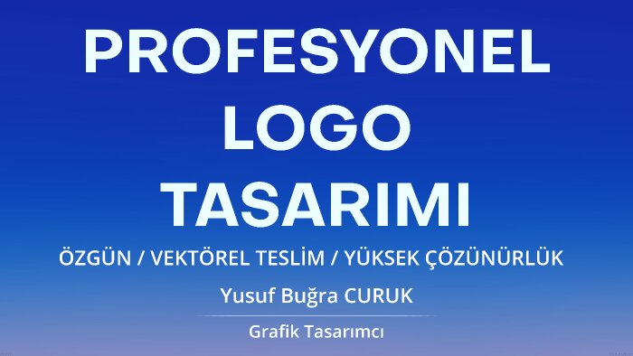 hem uygun hem de akılda kalıcı logolar yaparım
