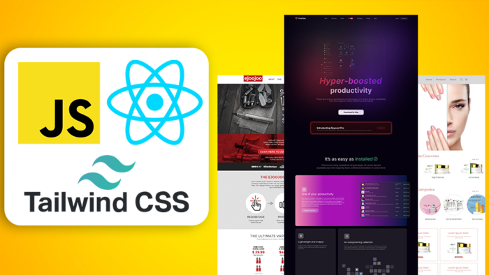 React ve Javascript ile modern web siteleri inşa ederim