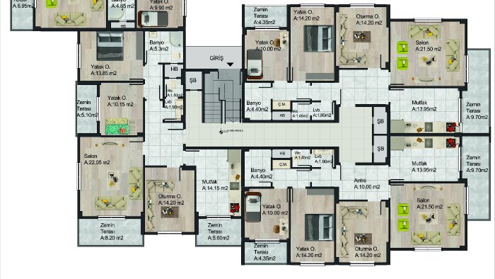 mimari 3d modelleme photoshop ve gerçekçi render yaparım