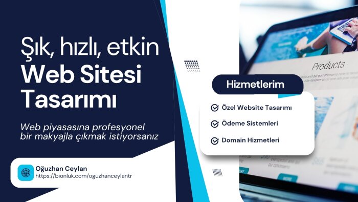göz alıcı ve hızlı web sitesi geliştirip kurulumunu yaparım