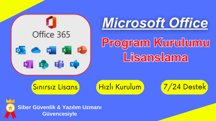 sizin için office programlarını bilgisayarınıza kurarım