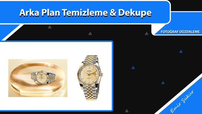 arka plan kaldırma (dekupe) işlemlerinizi yapabilirim