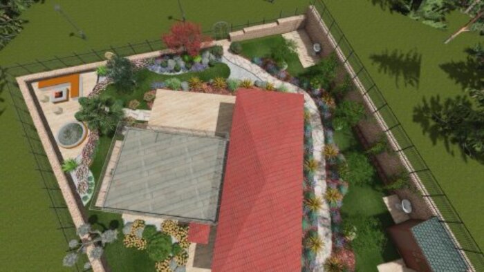 villa bahçesi ve teras için peyzaj ve 3D tasarım yaparım