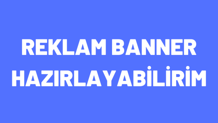 reklam banner tasarlarım