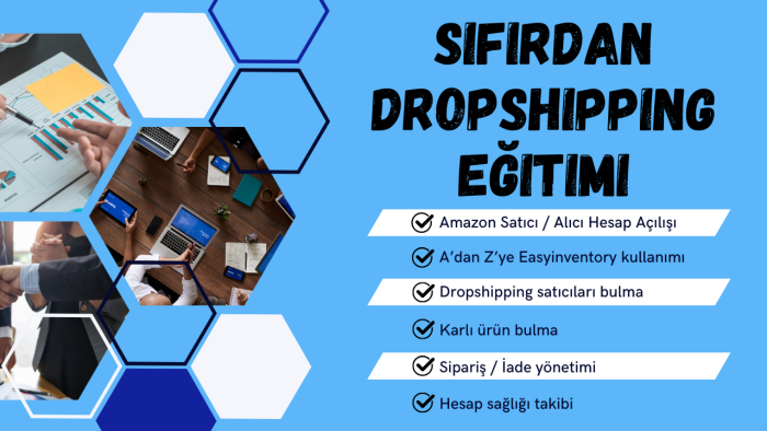sıfırdan kapsamlı dropshipping eğitimi veririm
