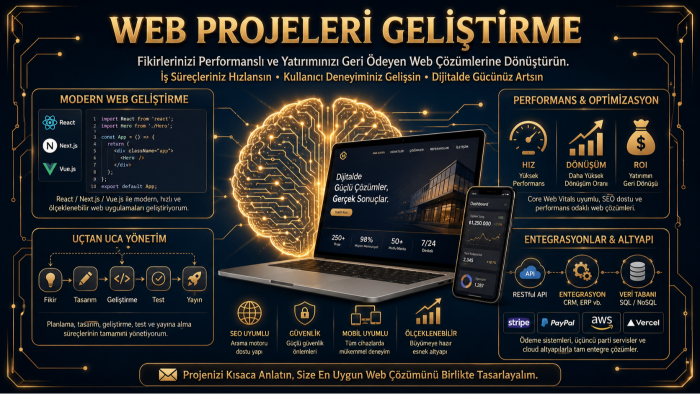 profesyonel web sitesi yaparım