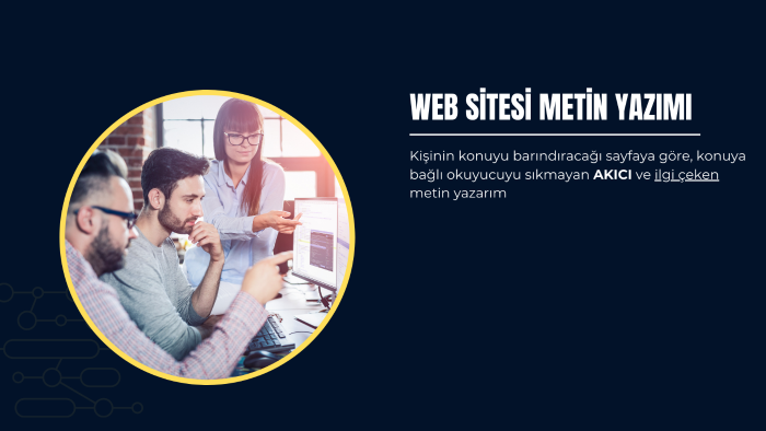 web sitesi için konuya bağlı ilgi çekici metinler yazarım