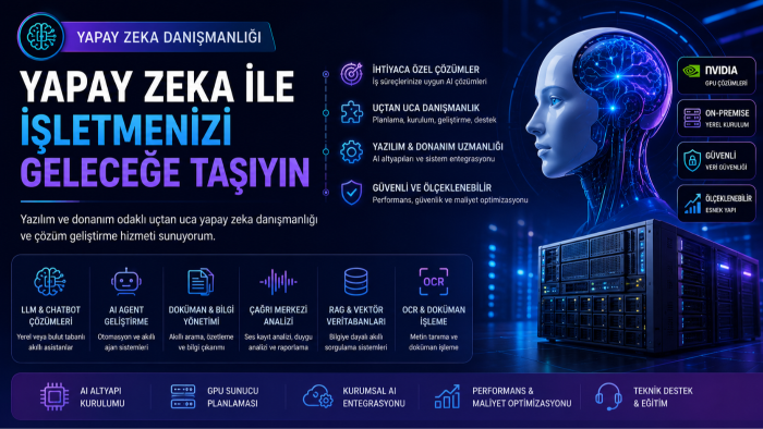 yapay zeka danışmanlığı ve özel ai çözümleri geliştiririm