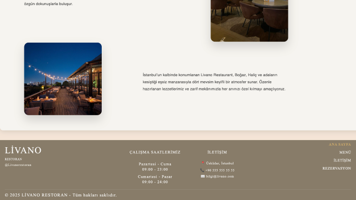 HTML, CSS ve JavaScript ile landing page geliştiririm