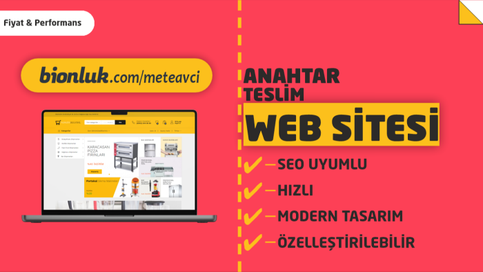 kurumsal web sitesi ve e-ticaret web sitesi yapıyorum