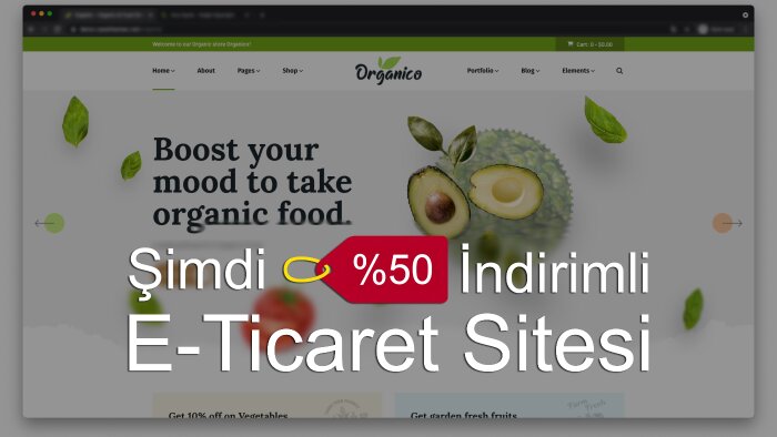 sizin için e-ticaret sitesi oluşturabilirim