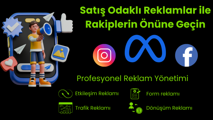 satısa yönelik, profesyonel meta ve google reklamı yaparım