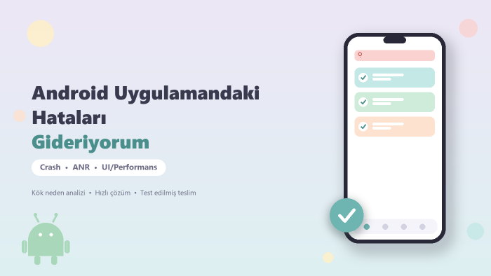 Kotlin ile Android uygulamalarının hatalarını çözüyorum