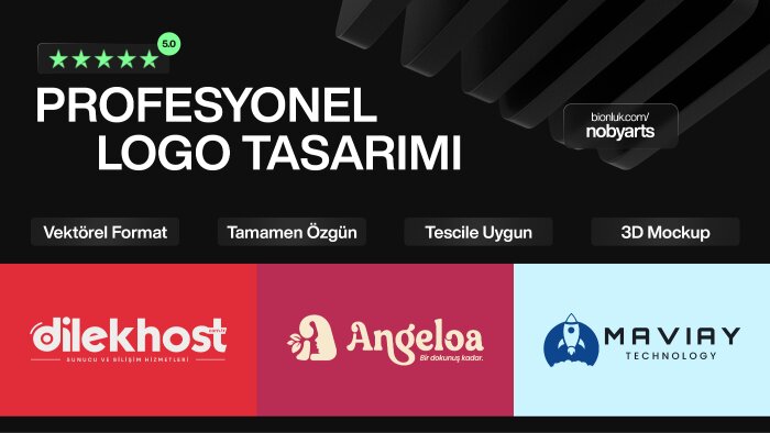 markanızı en iyi yansıtan logoları tasarlayabilirim