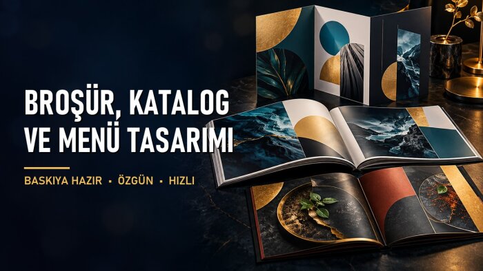 işletmeniz için broşür, katalog ve menü tasarlarım