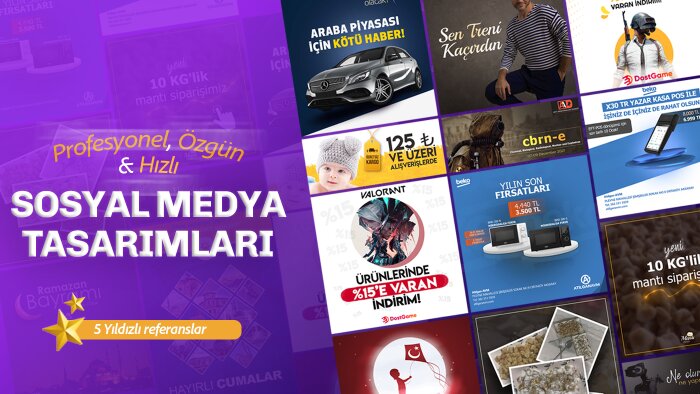 markanız için profesyonel sosyal medya tasarımları yaparım