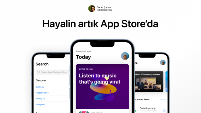  iOS projelerinizi hayata geçirebilirim