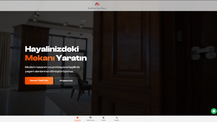 modern kurumsal websitesi yaparım