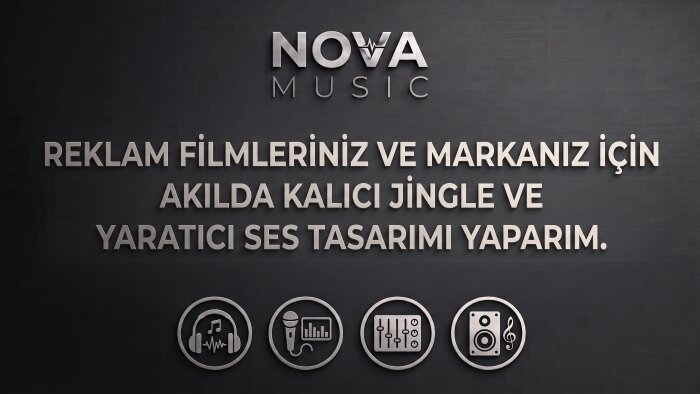 jingle, jenerik müziği ve yaratıcı ses tasarımı yaparım