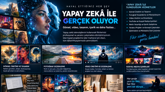 yapay zeka ile istediğin projeyi yaparım
