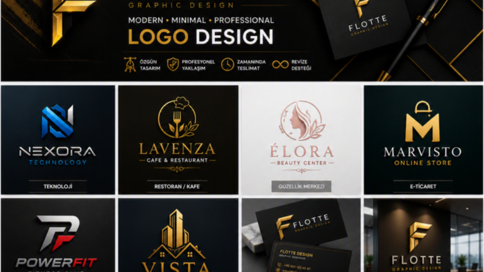 markanıza özel modern ve profesyonel logo tasarlarım