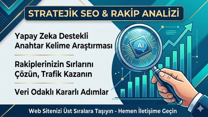 siteniz için anahtar kelime ve rakip analizi yapabilirim