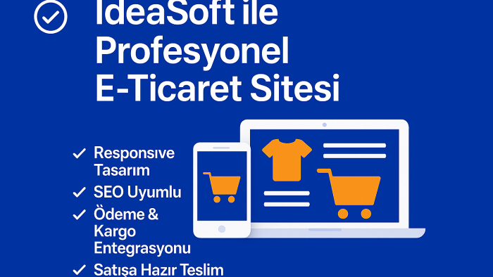 size özel kurumsal e-ticaret çözümü sunarım