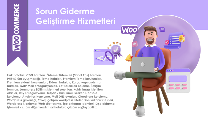 Wordpress hatalarınızı giderebilir ve geliştirme yapabilirim