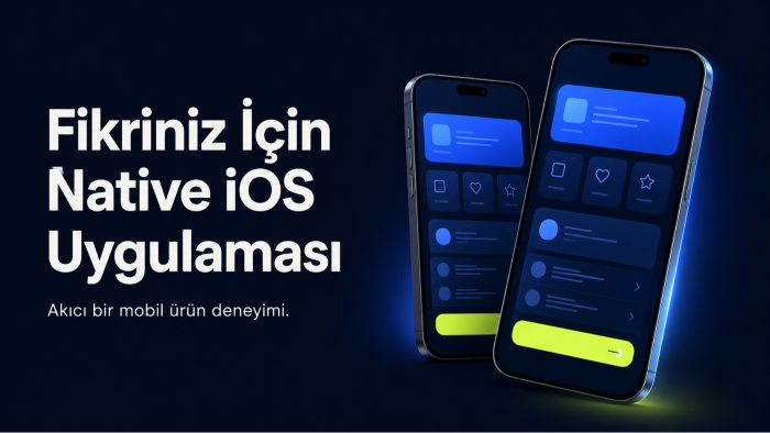 iPhone için SwiftUI ile native iOS uygulaması geliştiririm