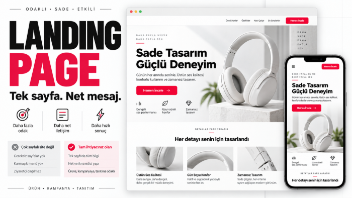 ürününüz veya kampanyanız için özel landing page kodlarım