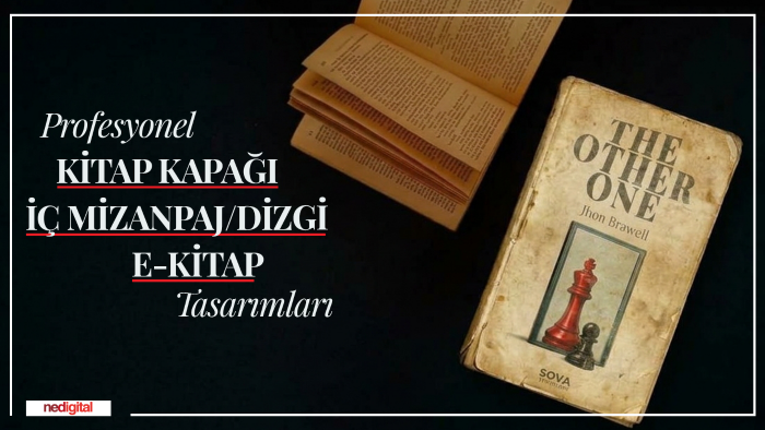 kitap kapağı tasarımı, iç mizanpaj ve e-kitap yapıyorum