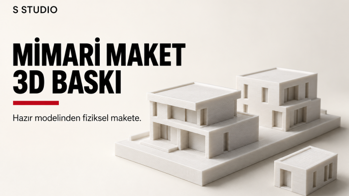 hazır mimari modellerinizi 3D yazıcıyla baskı alabilirim