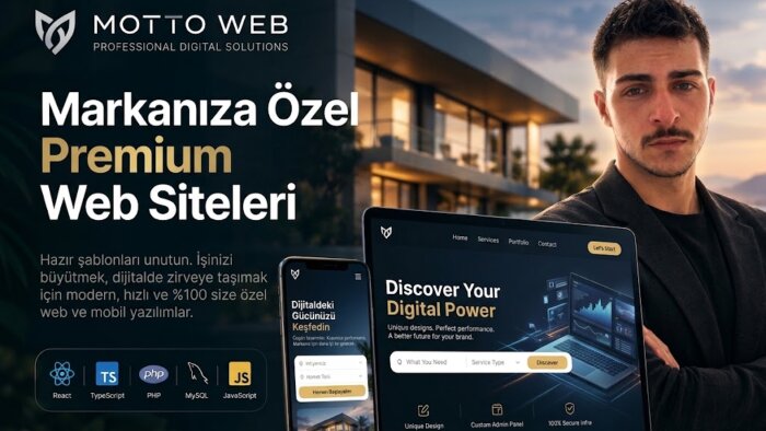 markanıza özel yönetim panelli web siteleri geliştirebilirim