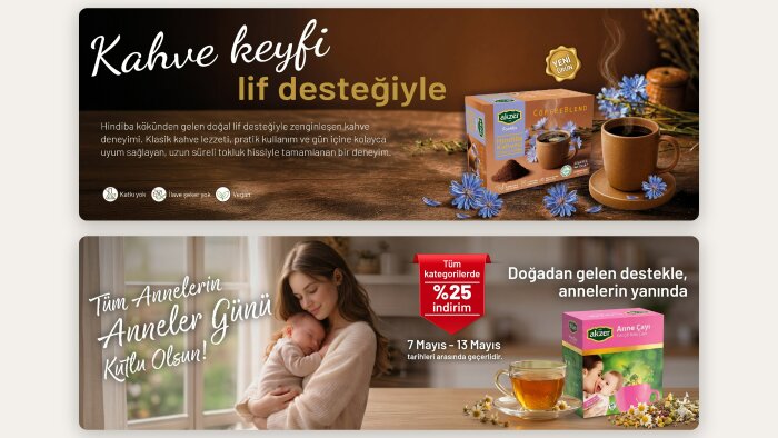 tüm ölçülere uygun statik reklam bannerları hazırlarım