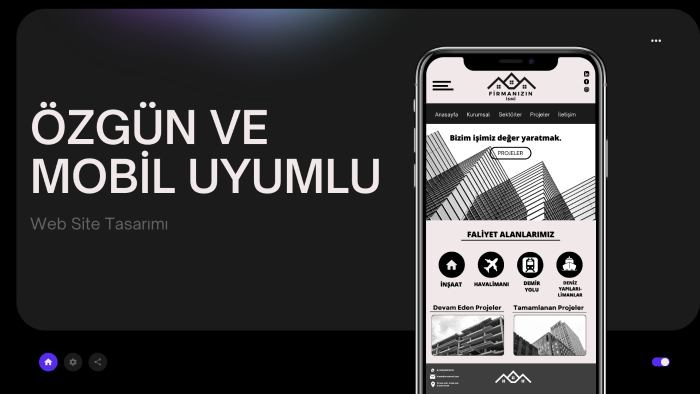 özgün tasarım, mobil uyumlu websitesi yapıyorum