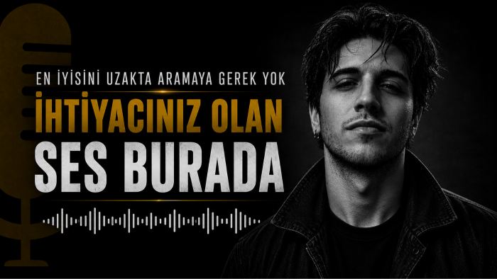 projenize en uygun seslendirmeyi yaparım