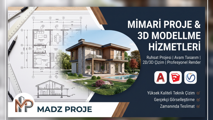 mimari proje desteği sunmaktayım