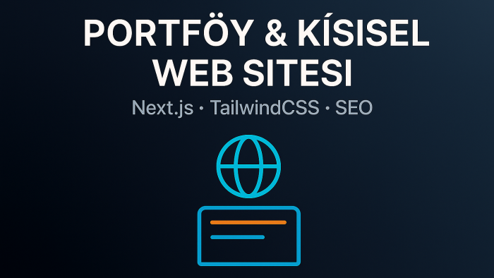 portföy ve kişisel web sitesi geliştiriyorum