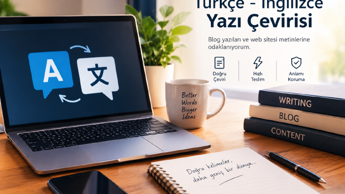 Türkçe İngilizce metinlerde anlamı koruyarak çeviri yaparım