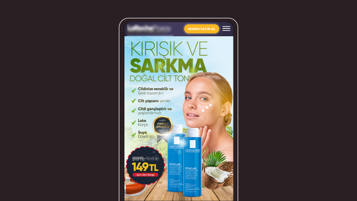 tek ürün yaprak site yapabilirim