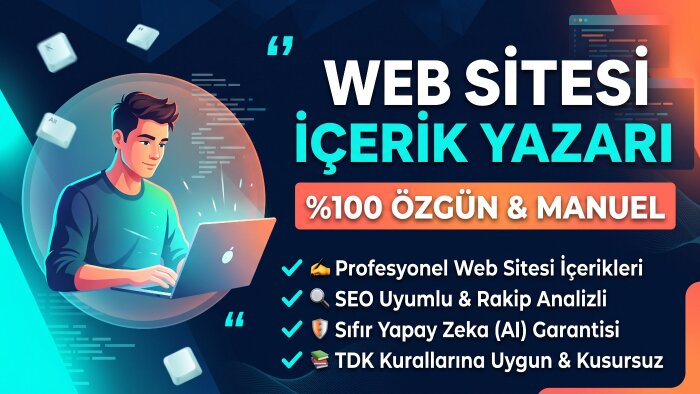 web siteniz için özgün ve kurumsal içerikler yazarım