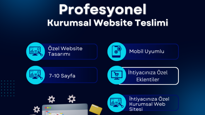 isteğinize özel kurumsal web siteleri oluşturabilirim