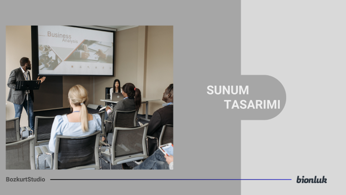 sunum tasarımı konusunda size yardımcı olabilirim