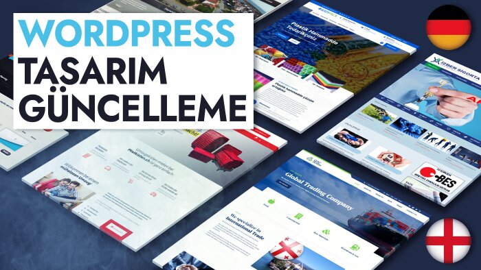 Wordpress sitenizin temasını güncelliyorum