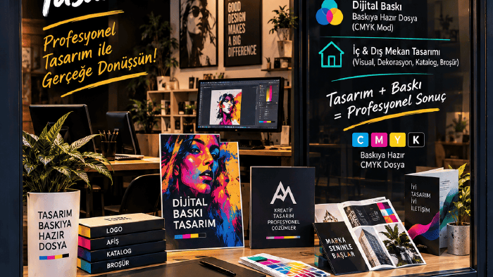 dijital ya da baskıya hazır dosyalar tasarlarım