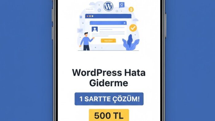 WordPress sitenizdeki teknik hataları ve sorunları çözerim