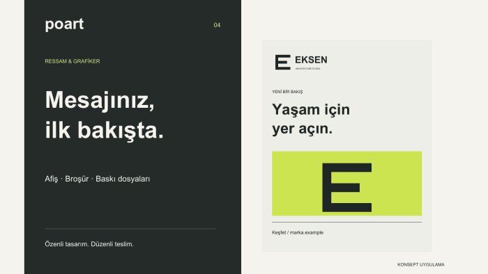 işletmeniz için baskıya hazır afiş ve broşür tasarlarım
