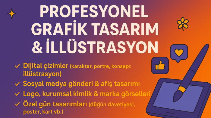 markalara kimlik kazandıran özgün bir illüstratörüm