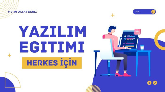 web geliştirme ve programlama eğitimi verebilirim