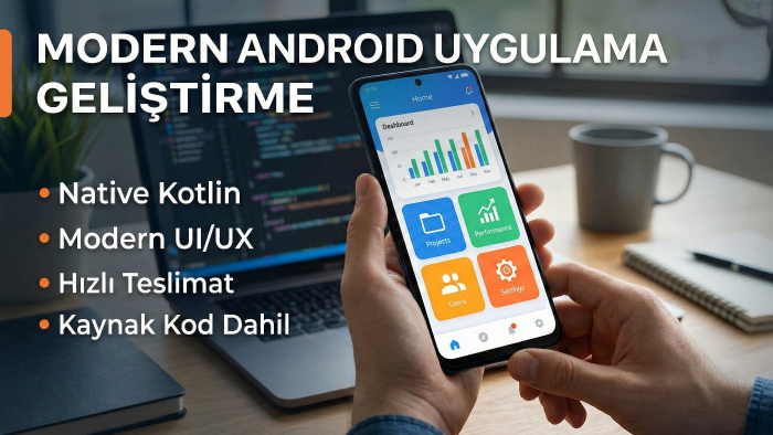 sizin için profesyonel Android uygulamaları geliştiririm